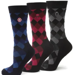 Marvel Argyle Socks 3 Pack Gift Set