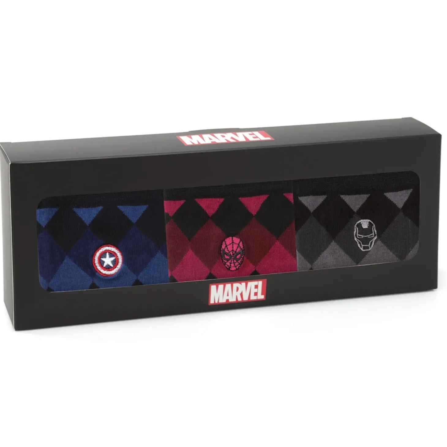 Marvel Argyle Socks 3 Pack Gift Set