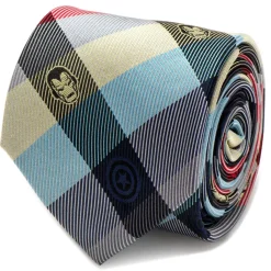 Marvel Comics Plaid Men's Tie