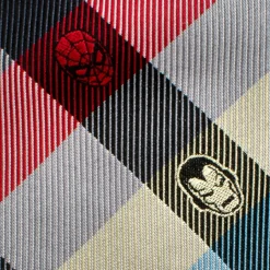 Marvel Comics Plaid Men's Tie