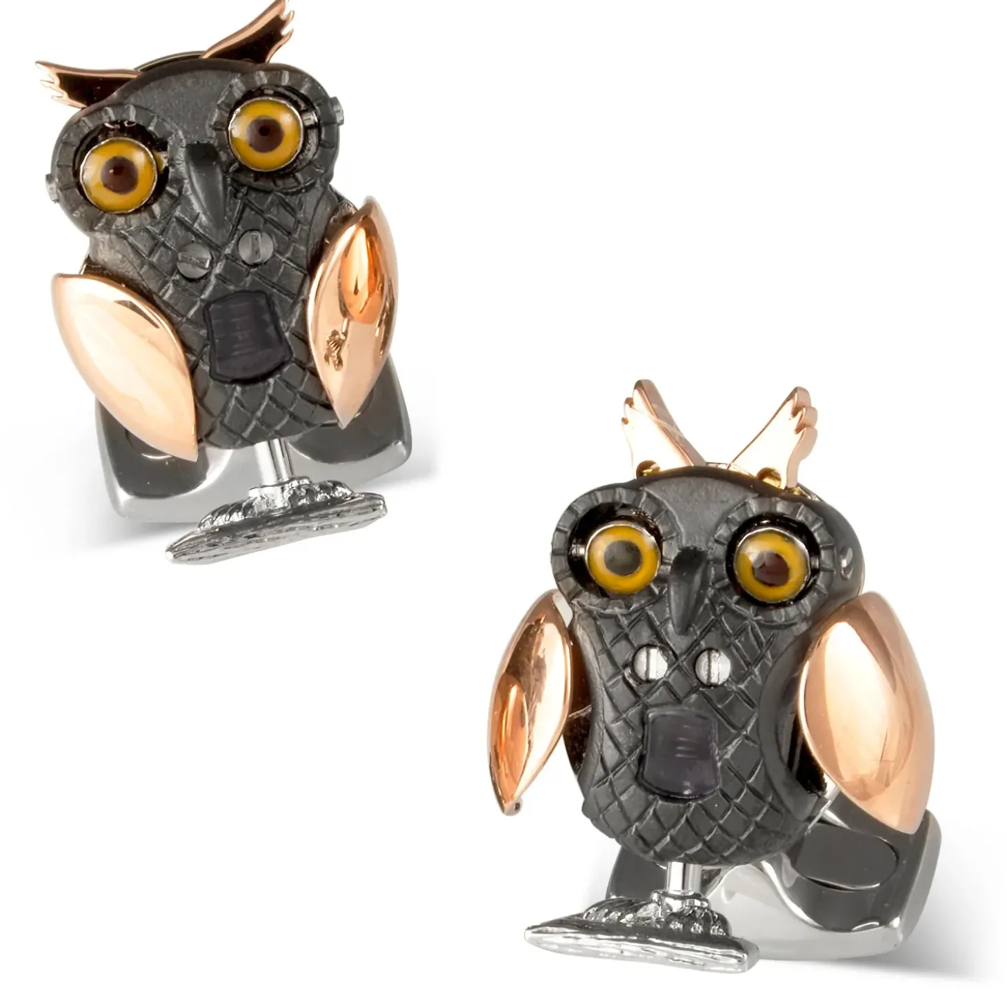 Deakin & Francis Mechanical Owl Cufflinks