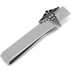 Cufflinks, Inc. Medical Caduceus Tie Bar