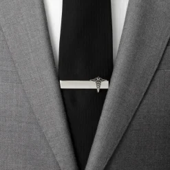 Cufflinks, Inc. Medical Caduceus Tie Bar