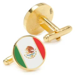 Cufflinks, Inc. Mexico Flag Cufflinks