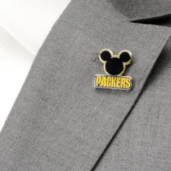 NFL Mickey & Green Bay Packers Lapel Pin