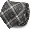 Disney Mickey and Friends Charcoal Plaid Men's Tie