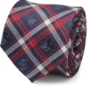 Disney Mickey and Friends Navy Plaid Men's Tie