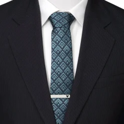 Disney Mickey Diamond Teal Men's Tie