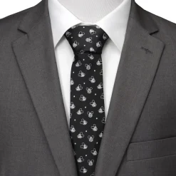 Disney Mickey Dot Black Men's Tie