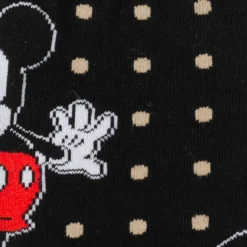 Disney Mickey Dot Sock and Mickey Blue Lapel Pin Gift Set