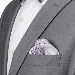 Disney Mickey Lavender 4 Square Pocket Square