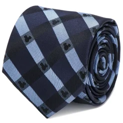 Disney Mickey Mouse Blue Plaid Tie
