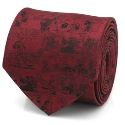 Disney Mickey Mouse Comic Red Men's Tie