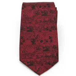 Disney Mickey Mouse Comic Red Men's Tie