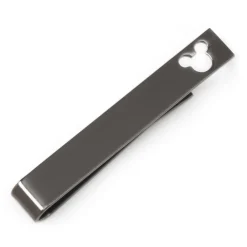 Disney Mickey Mouse Cut Out Black Tie Bar