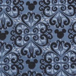 Disney Mickey Mouse Damask Tile Blue Men's Tie