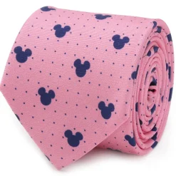 Disney Mickey Mouse Dot Pink Men's Tie