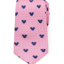 Disney Mickey Mouse Dot Pink Men's Tie