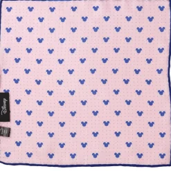 Disney Mickey Mouse Dot Pink Pocket Square