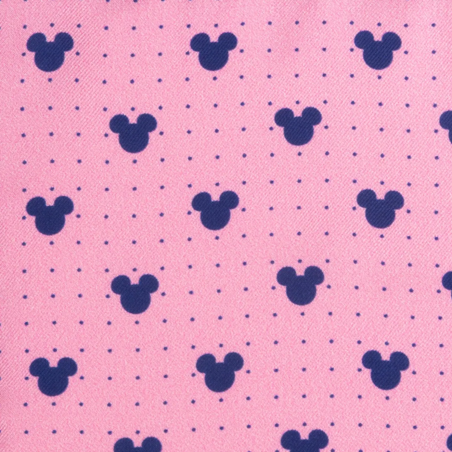 Disney Mickey Mouse Dot Pink Pocket Square