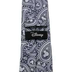Disney Mickey Mouse Gray Paisley Mens Tie