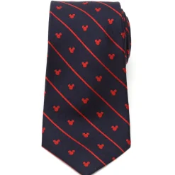 Disney Mickey Mouse Navy Pinstripe Tie