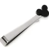Disney Mickey Mouse Onyx Stainless Steel Tie Bar