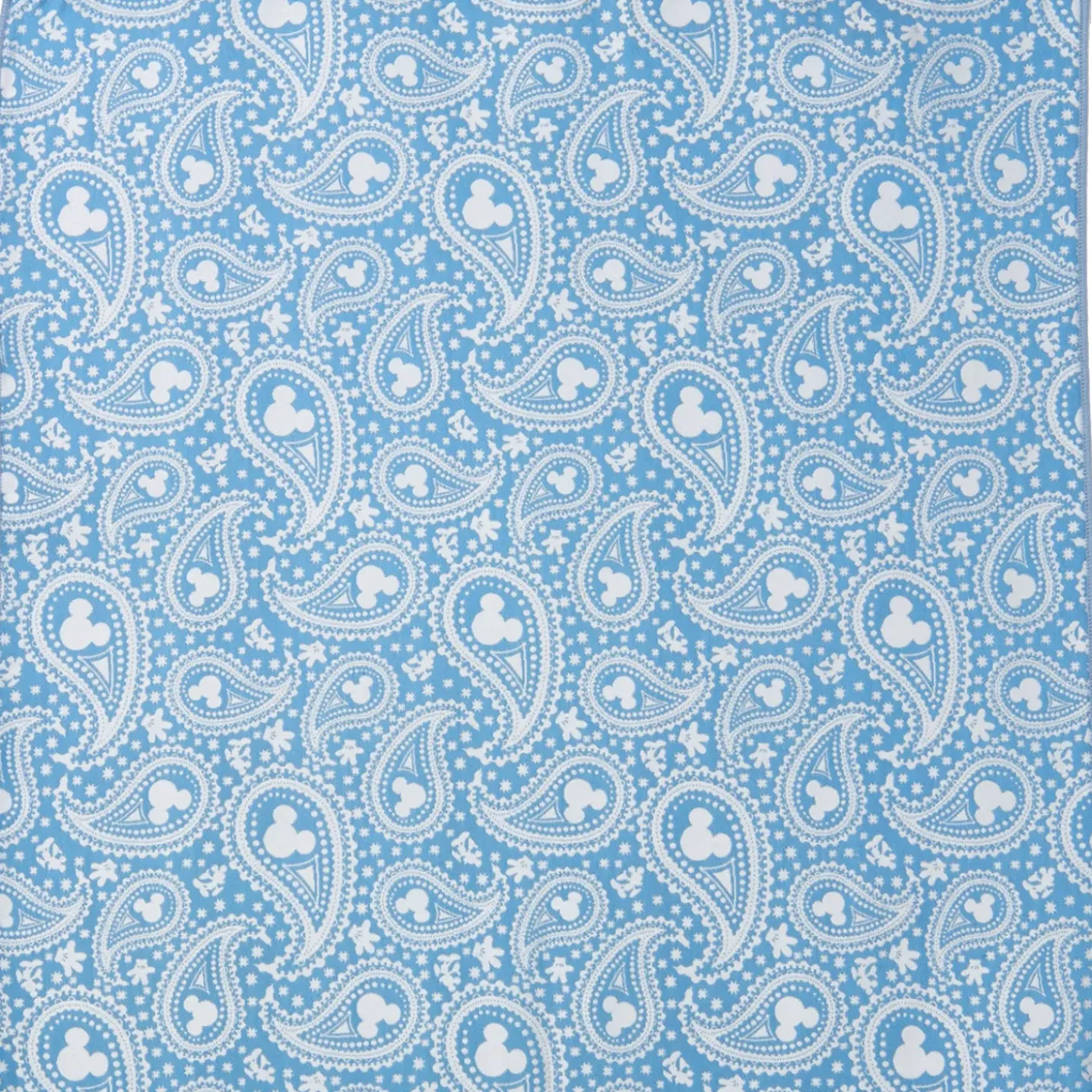 Disney Mickey Mouse Paisley Teal Pocket Square