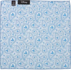Disney Mickey Mouse Paisley Teal Pocket Square