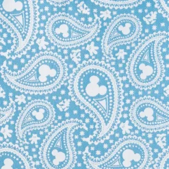 Disney Mickey Mouse Paisley Teal Pocket Square