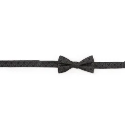 Disney Mickey Mouse Pattern Black Bow Tie
