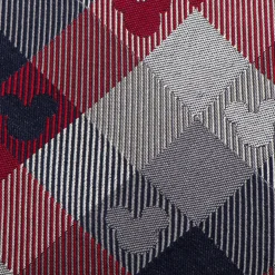 Disney Mickey Mouse Red and Blue Plaid Men's Tie