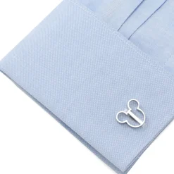 Disney Mickey Mouse Silhouette Cutout Cufflinks