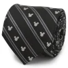 Disney Mickey Mouse Stripe Black Men's Tie