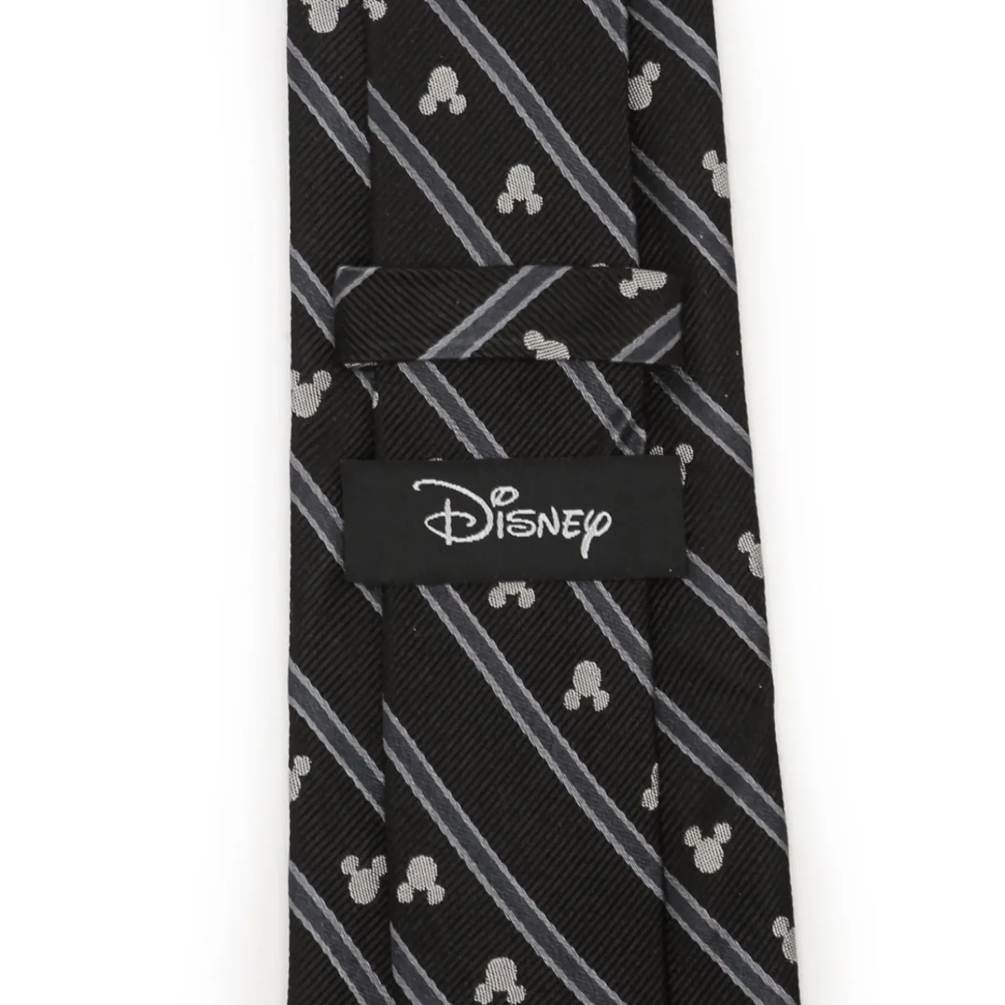 Disney Mickey Mouse Stripe Black Men's Tie