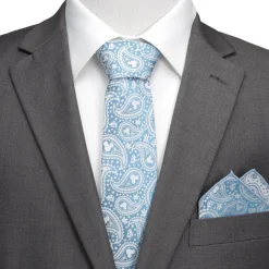 Disney Mickey Mouse Teal Paisley Men's Tie