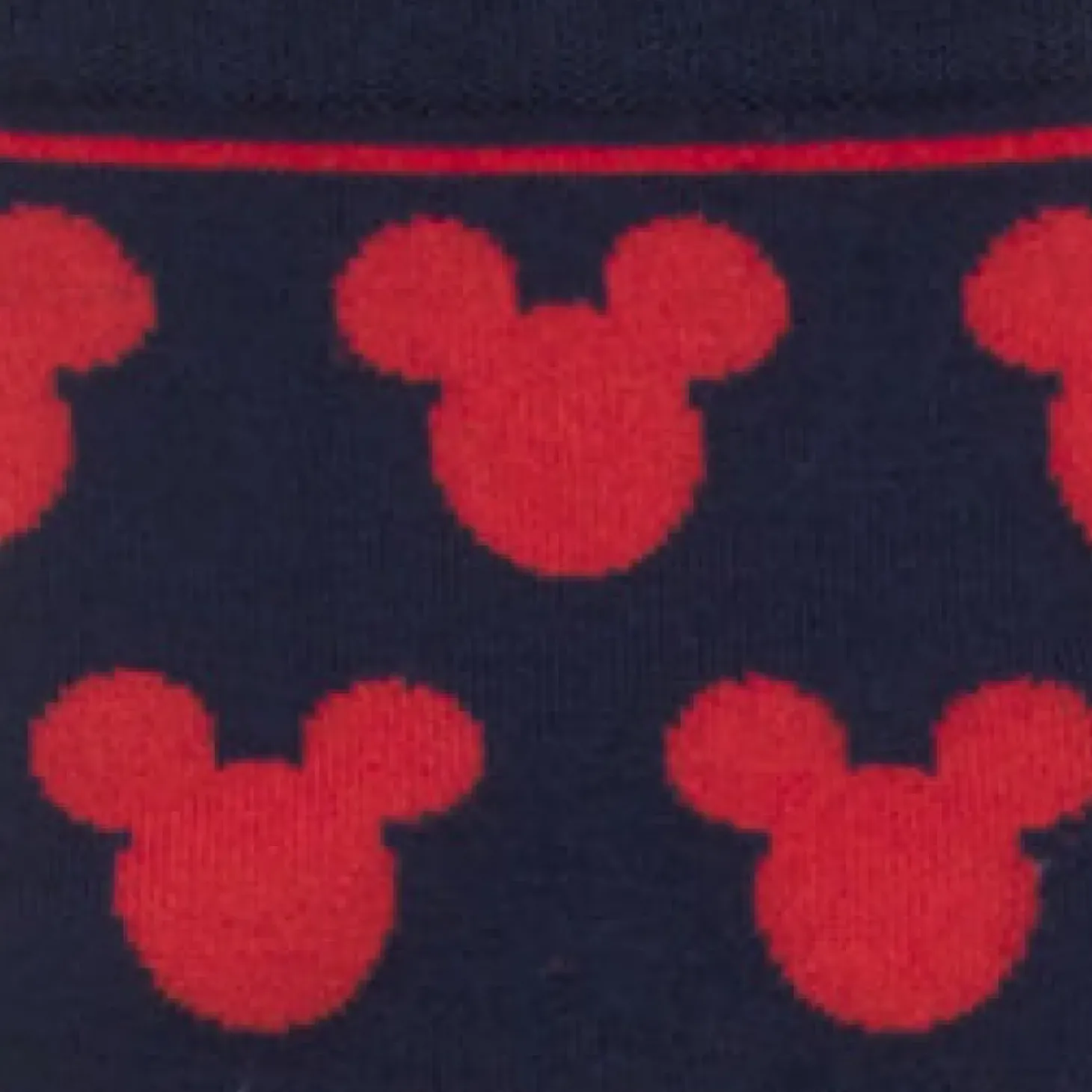 Disney Mickey Silhouette Blue Sock and Mickey Blue Lapel Pin Gift Set