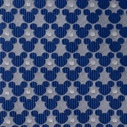 Disney Mickey Silhouette Pattern Dot Blue Tie