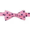 Disney Mickey Silhouette Pink Dot Pre-tied Bow Tie