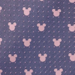 Disney Mickey Silhouette Purple Pink Dot Tie
