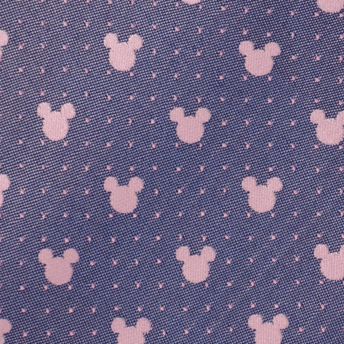 Disney Mickey Silhouette Purple Pink Dot Tie