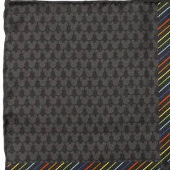 Disney Mickey Silhouette Rainbow Pocket Square