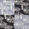 Star Wars Millenium Falcon Blue Pocket Square