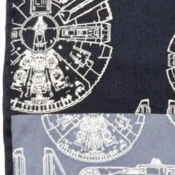 Star Wars Millenium Falcon Blue Pocket Square