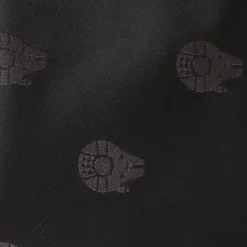 Star Wars Millennium Falcon Black Tonal Men's Tie