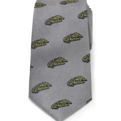 Star Wars Millennium Falcon Gray Men's Tie