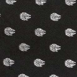 Star Wars Millennium Falcon Metallic Silver Men's Tie