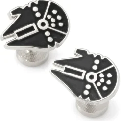 Star Wars Millennium Falcon Silver Cufflinks