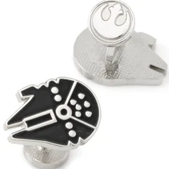 Star Wars Millennium Falcon Silver Cufflinks