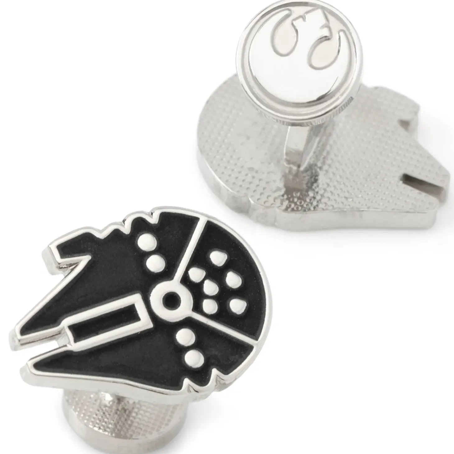 Star Wars Millennium Falcon Silver Cufflinks